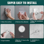 Punch-free Non-marking Screw Stickers