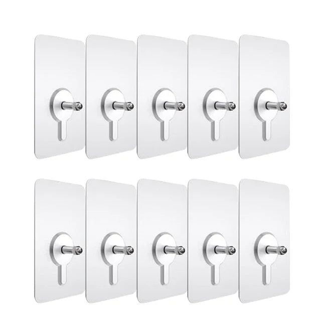 Pack of 10 Punch-free Screw Stickers